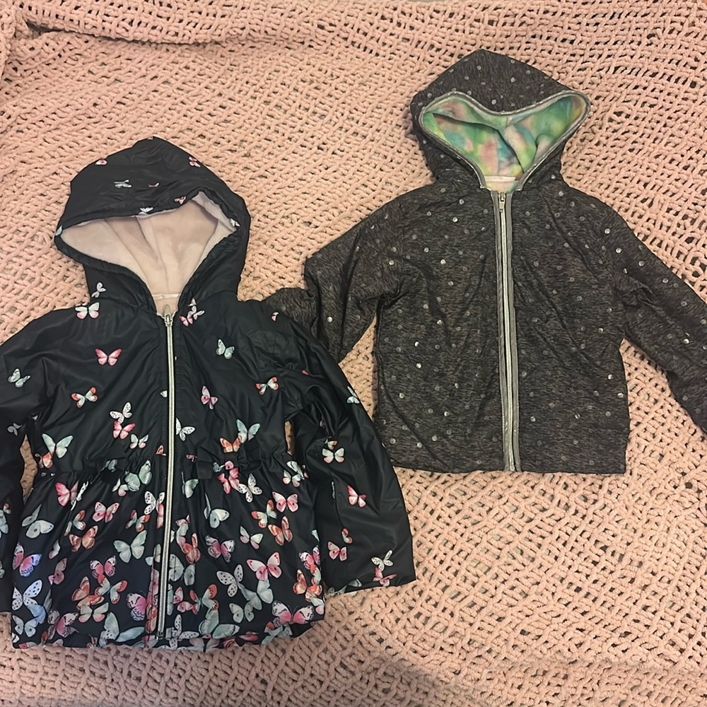 Two Penelope Mack Girl Raincoats